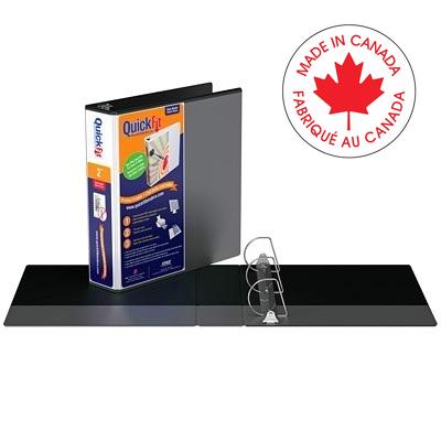 Binder-Quickfit View, 2" D-Ring Black - 8703-01