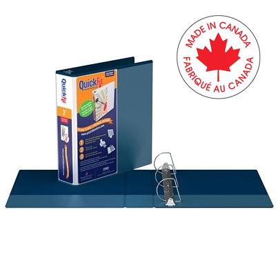 Binder-Quickfit View, 2" D-Ring Navy - 8703-72