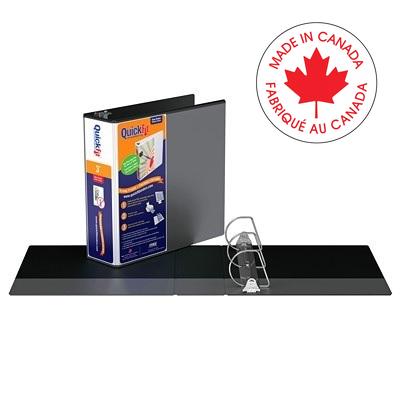 Binder-Quickfit View, 3" D-Ring Black - 8705-01