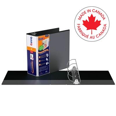 Binder-Quickfit View, 4" D-Ring Black - 8706-01