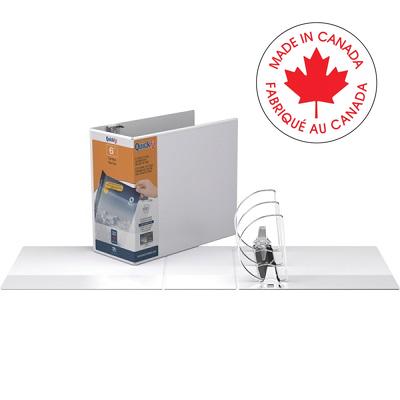 Binder-Quickfit View, 6" D-Ring White - 8708-00