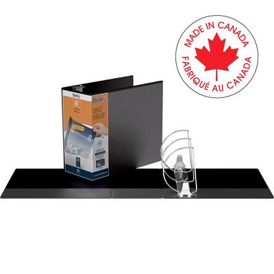 Binder-Quickfit View, 6" D-Ring Black - 8708-01