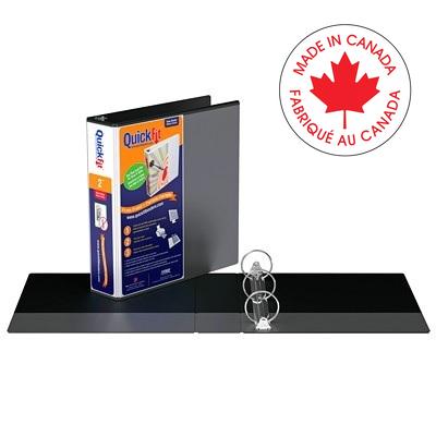 Binder-Quickfit View, 2" Round Ring Black - 8713-01