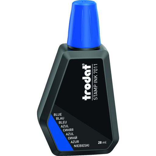 Stamp Pad Ink-Premium 28Ml Blue -7011  --55883 - 87989