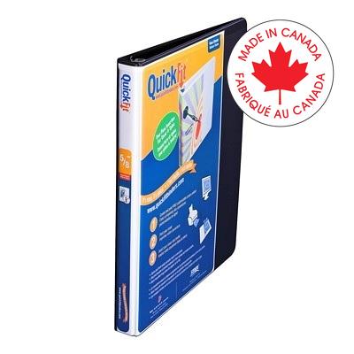 Binder-Quickfit View, 5/8" D-Ring Black - 87A0-01