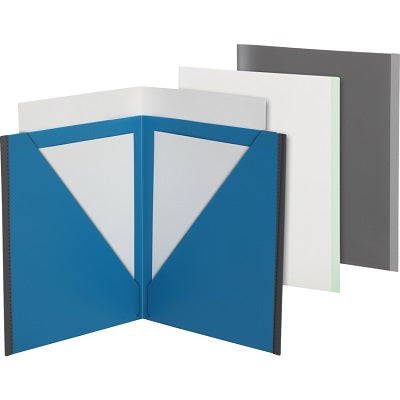 Folder-3 Pocket 12X9-3/4", Assorted 12/Bx - 88610