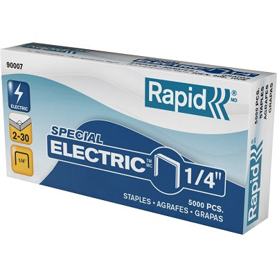 Staples-Rapid Special Electric 1/4", 5000/Box - 90007