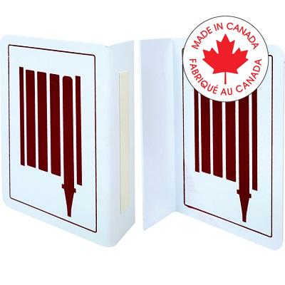 Sign-Safety Fire Hose 5-1/2" X 8" X 2" - 900102