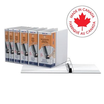 Binder-Overlay Quickfit Pro, View, 1.5" D-Ring White - 90020