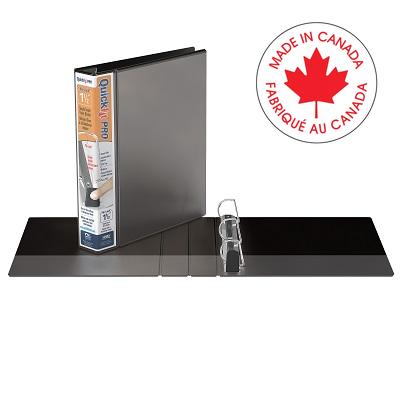 Binder-Overlay Quickfit Pro, View, 1.5" D-Ring Black - 90021
