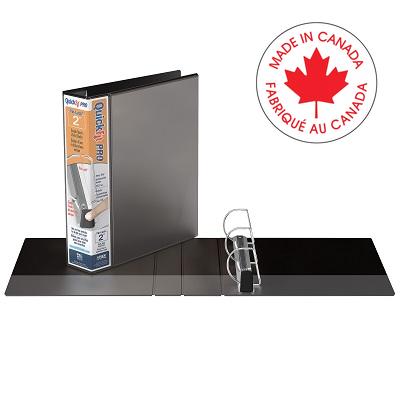 Binder-Overlay Quickfit Pro, View, 2" D-Ring Black - 90031