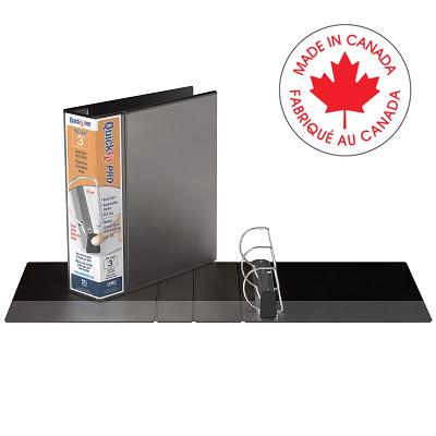 Binder-Overlay Quickfit Pro, View, 3" D-Ring Black - 90051