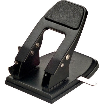 Punch-2 Hole, 1/4" With Paddle, 50 Capacity, Black - 90082-VIC