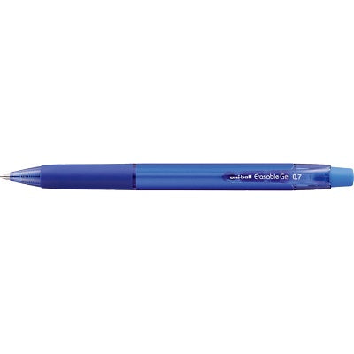 Pen-Retractable, Uni Erasable Gel, Medium, Blue - 90148