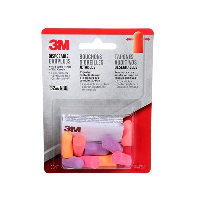 Ear Plugs-3M Disposable, 4 Pairs/Pack - 92050H4-DC