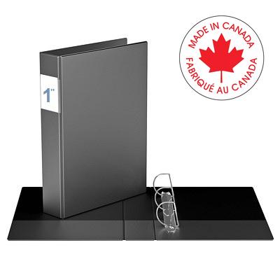 Binder-8-1/2X5-1/2 1" Round, Black - 9321-01