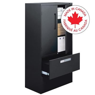Storage Cabinet-Multi-Stor 9300, Black - 9336-5MSL-BLK