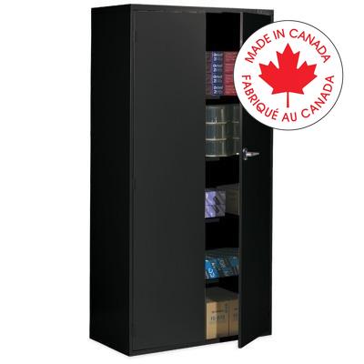 Storage Cabinet-9300 72" High, Black - 9336-S72L-BLK