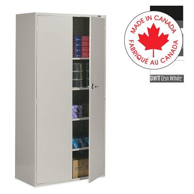 Storage Cabinet-9300 72" High, Designer White - 9336-S72L-DWT