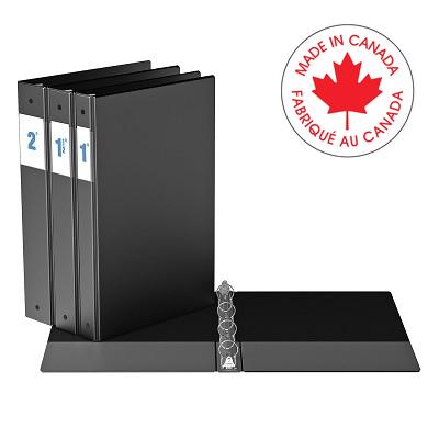 Binder-Legal, 4-Ring 1" Round Black - 9341-01