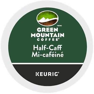 Coffee-K Cup Green Mountain Half-Caff Medium Roast (06999) - 94-06799