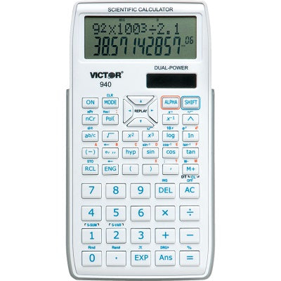 Calculator-Scientific Dual Powr 240 Function 10 Digit/2 Line - 940