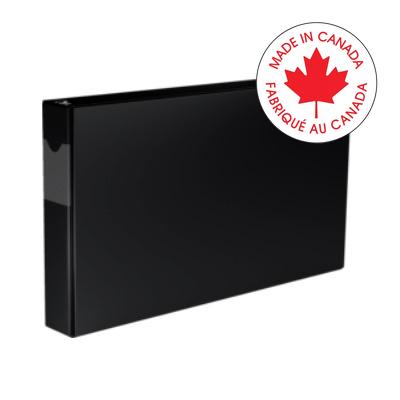 Binder-11X17 Locking 1.5"Angle D-Ring, Black - 94121