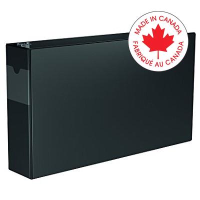 Binder-11X17 Locking 3" Angle D-Ring, Black - 94141