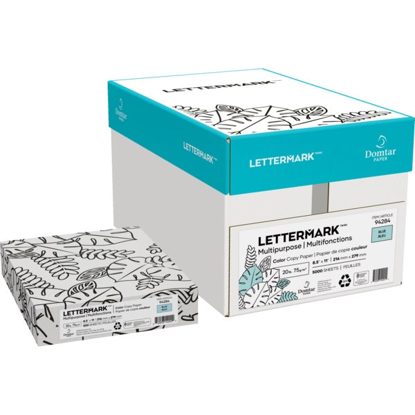 Paper-Lettermark Colors Letter 20Lb Blue - 94284