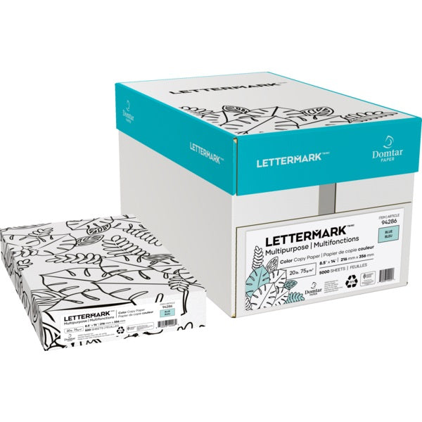 Paper-Lettermark Colors Legal 20Lb Blue - 94286