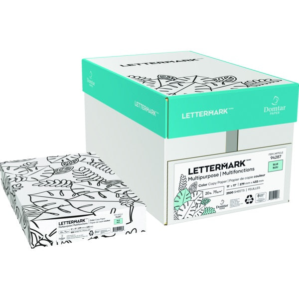 Paper-Lettermark Colors 11X17 20Lb Blue - 94287