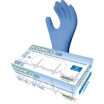 Gloves-Examination, Ne2 Nitrile, Blue Small 100/Box - 945S