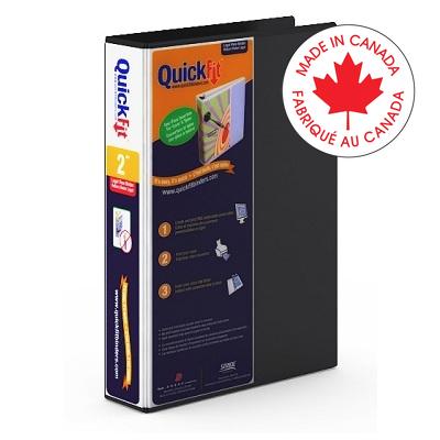 Binder-Legal, Portrait Quickfit 2" D-Ring Black - 95031P