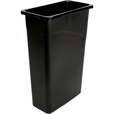 Garbage Container-Slim Plastic 105L Black - 9512