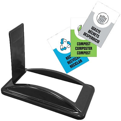 Garbage Can Lid-Slim Lid And 3 Decals - 9520