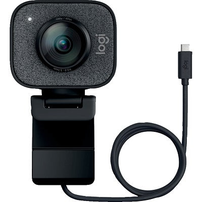 Webcam-Logitech Streamcam, Full Hd, Usb-C, Black - 960-001280