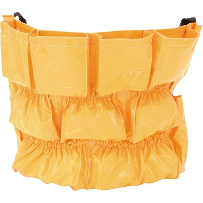Garbage Can Caddy-Universal Wrap Around Bag, Yellow - 9605