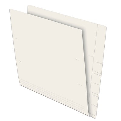File Folder-End Tab, Letter, Full Tab 10.5 Point, Ivory - 97260