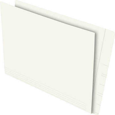 File Folder-End Tab, Legal, Full Tab 10.5 Point, Ivory - 97360