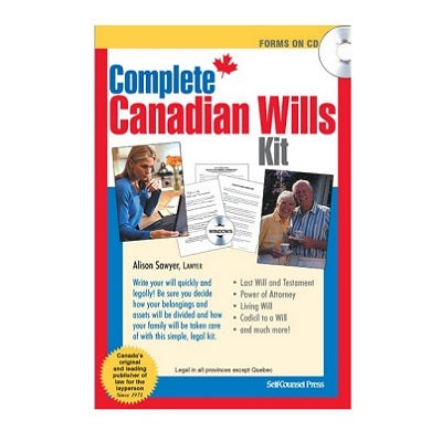 Forms On Cd-Complete Canadian Wills Kit - 9781770403185