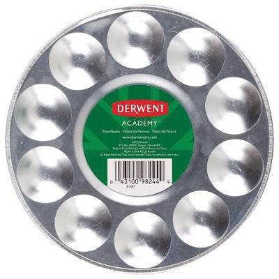 Palette-Derwent Academy, Circular Metal With Lid - 98244
