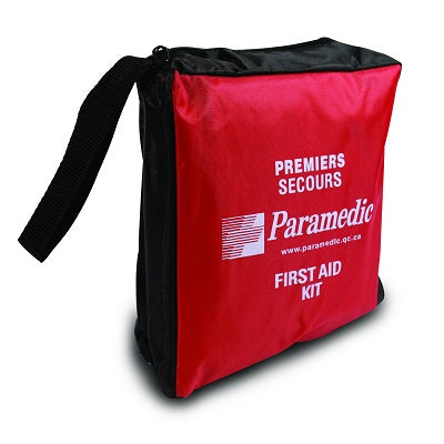 First Aid Kit-Paramedic, 150 Pieces In Soft Red Case - 999-1000