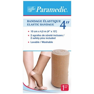 Bandage-Paramedic Elastic Wrap 4"W X 15'L - 999-1005