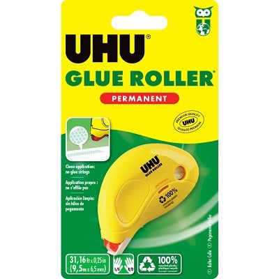 Adhesive Roller-Uhu Permanent 6.5Mm X 9.5M - 9U50465
