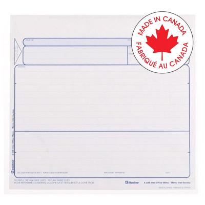 Forms-Ncr, Interoffice Memo Snapset 8.5X8 Triplicate - A20B