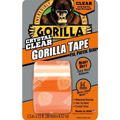 Tape-Gorilla, Repair Tape, 38Mm X 4.5M Clear - AF419