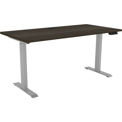 Desk-Athena, 2-Leg Height Adjustable 60"X30" Grey Dusk - ATH-3060TBL-2L-GD-SL