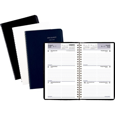 Planner-Academic, Weekly Wire 4-7/8X8 Assorted 2024/2025 - AY41F-10