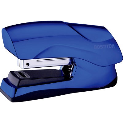 Stapler-Flat Clinch, Half Strip, Electro Metallic Blue - B175-BLUE-M