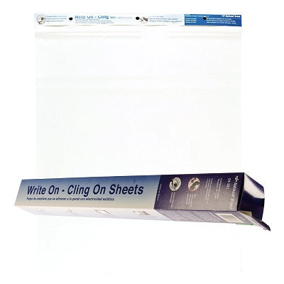 Easel Sheets-Write On / Cling On, 35 Sheets 27X34" - B24391CA